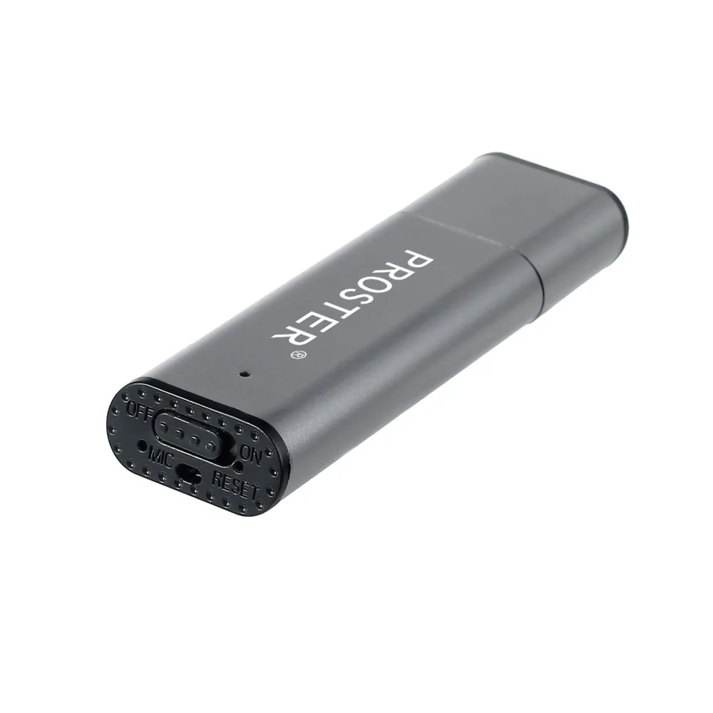 Proster Rechargeable 8GB USB Digital Audio Voice Recorder With WAV Dictaphone USB 2.0 Drive Digital Audio/Sound/Voice Recorder Proster Rechargeable 8GB USB Digital Audio Voice Recorder With WAV Dictaphone USB 2.0 Drive Digital Audio/Sound/Voice Recorder
