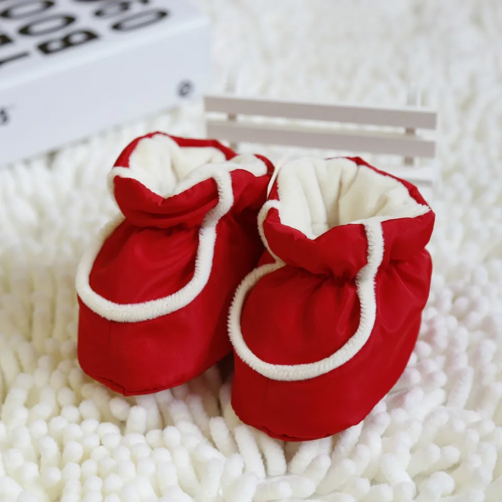Sweet Baby Обувь для младенцев для сна обуви на осень-зиму толстый хлопок для новорожденных Теплый для малыша спальная кровать Обувь От 0 до 3 месяцев