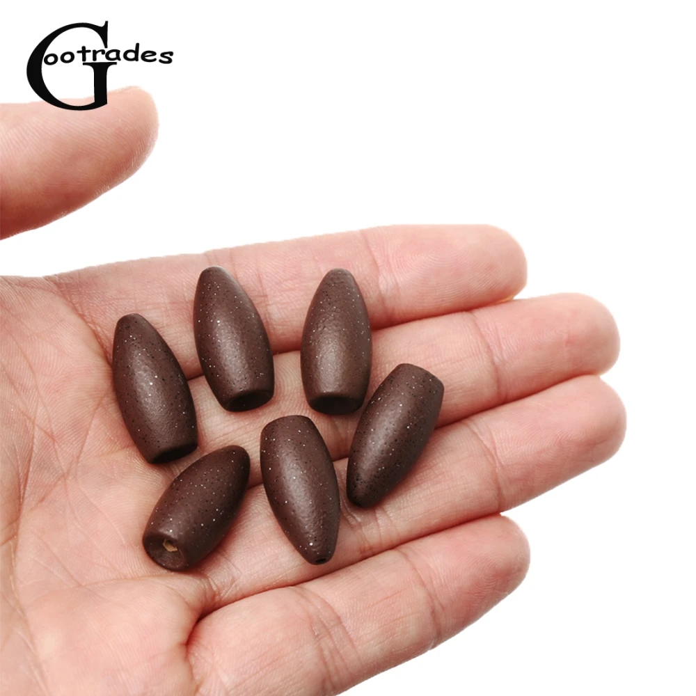 

1/2Pcs Fishing Sinker Lure Tungsten Worm Flippings Weights Black Bass Fishing Sinker Tackle Fishing Accessories