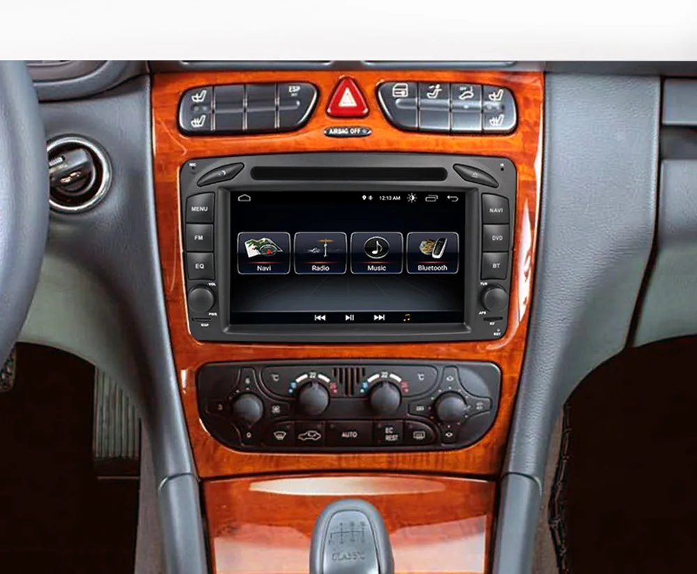 NaviFly Android 9 автомобильный dvd мультимедийный плеер радио для Mercedes Benz W209 W203 W168 ML W163 W463 Viano W639 Vito gps Navi BT