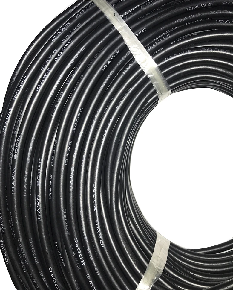 1 метр 8AWG силиконовый провод ультра гибкий кабель 8.3mm2 высокая температура тестовая линия провод-60C~ 200C Луженая Медь шнур