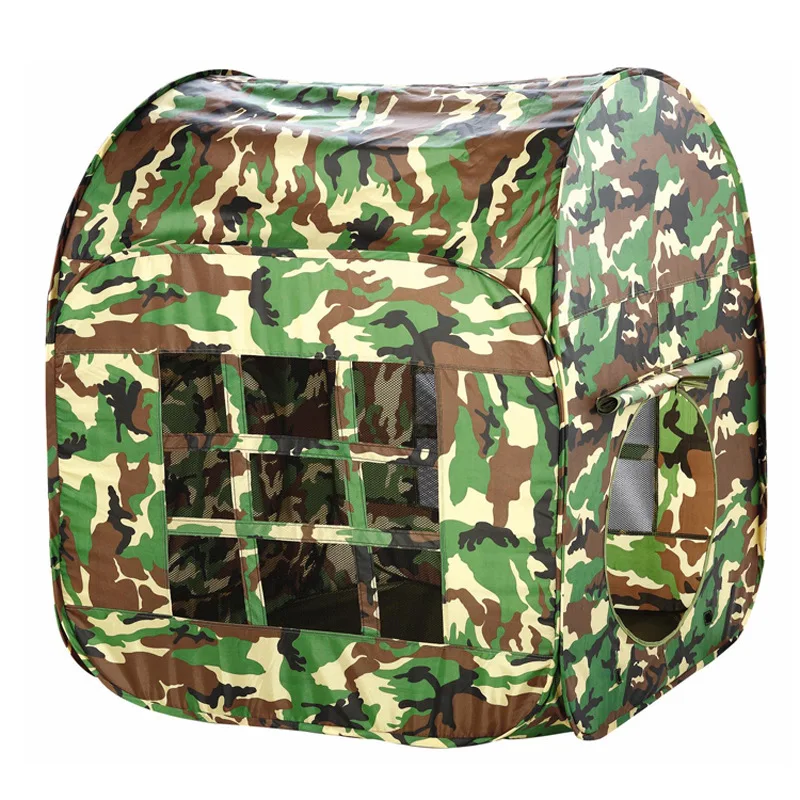 

86*86*108cm Children's tent game house camouflage army green indoor outdoor tent baby play storage house for baby gifts