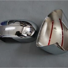 Хромированная крышка зеркала заднего вида отделкой 2 шт. для Jeep compass 2011 2012 2013