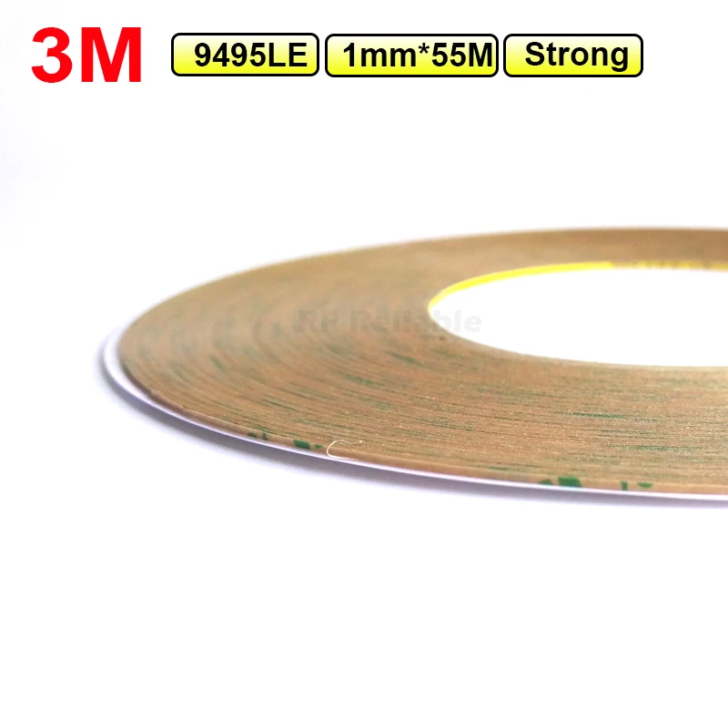 Super font b Slim b font 1mm Wide 3M 300LSE Strong Clear Double Sided Sticky Tape
