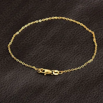 

1PC Yellow Gold Filled Bracelet Rolo Word "O" Chain Children Bracelet 20CM Free Shipping