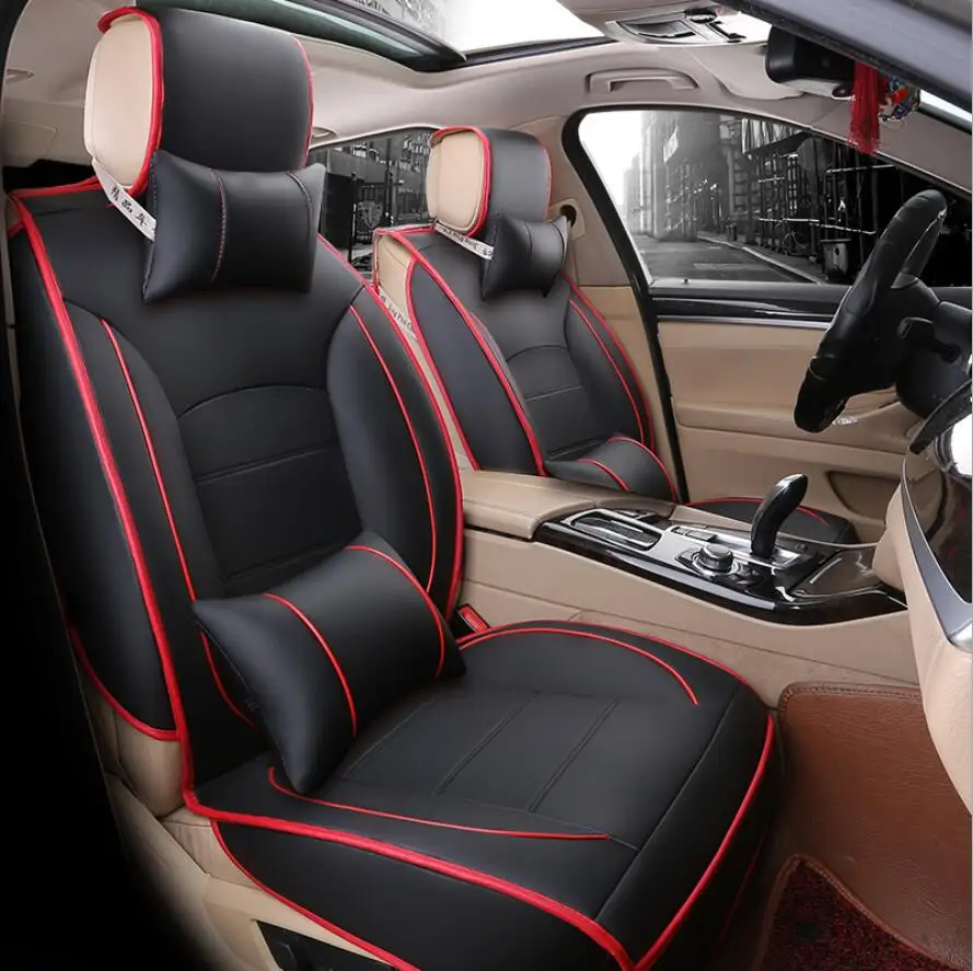 

Universal PU Leather car seat covers For Nissan Qashqai Note Murano March Teana Tiida Almera X-trai auto accessories car sticker