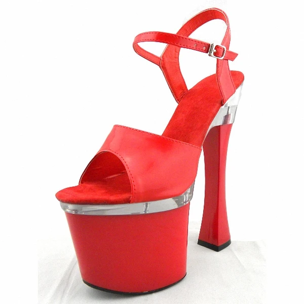 18cm Super Thick High Heels Platforms Pole Dance / Performance / Star / Model Shoes, Wedding Dance Shoes