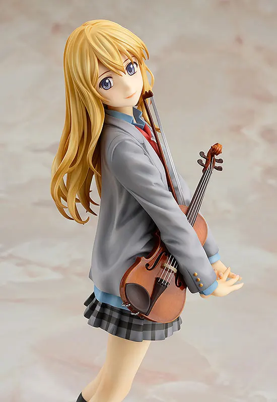 Аниме ваша лежа в апреле Miyazono Kaori 1/7 Масштаб Окрашенные ПВХ фигурка Коллекционная