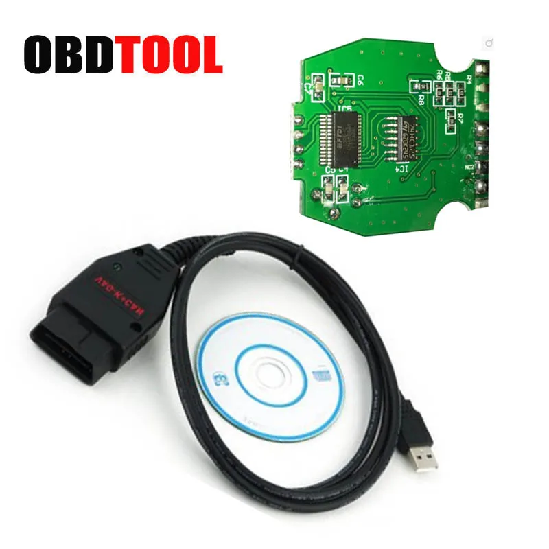

With FT232RL PIC18F258 Chip VAG K+CAN Commander 1.4 VAG K CAN USB Interface for Car Odometer Correction Diagnostic Cable JC10