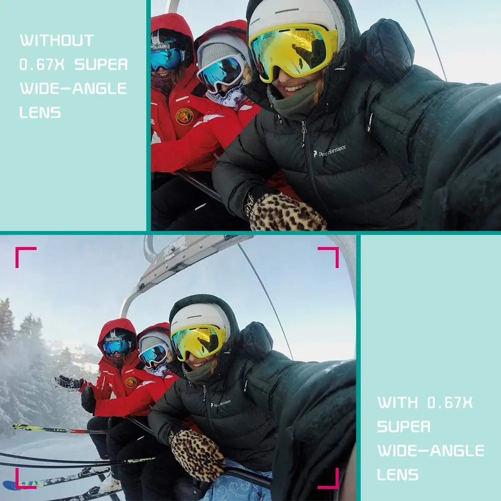 Ahowie 3in1 Wide Angle Macro Fisheye Smartphone Lens Kits Camera Lenses On The Mobile Phone For Iphone 7 8 Plus X 10 2 With Clip (25)