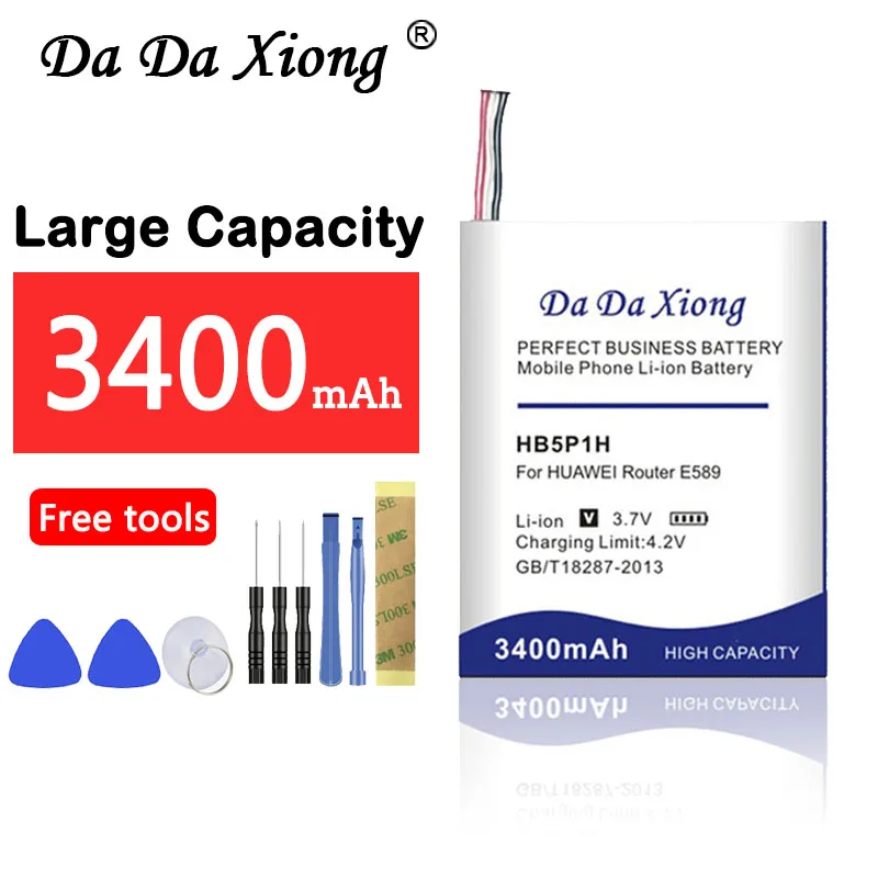 

Da Da Xiong 3400mAh HB5P1H Battery for Huawei Router E589 R210 E5776s E5776S-22/32/501/601/860/922