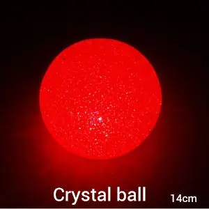 14cm Romantic Night Lamp Crystal Ball Type Colorfu...