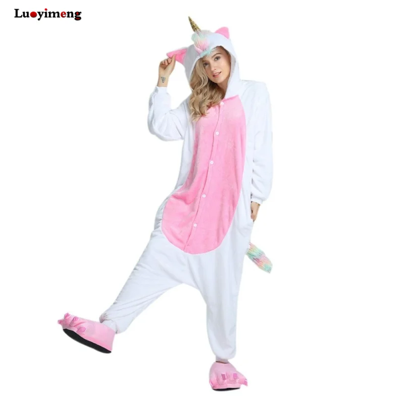 New-Carnaval-Golden-Horn-Unicorn-Onesie-Adult-Animal-Cosplay-Costume-Winter-Soft-Flannel-Unicornio-Pijamas-For (1)