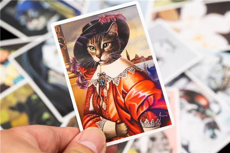 2018 New Orcs Stickers Cute Anime Cat Sticker For DIY Guitar Laptop Luggage Phone Skateboard Fridge Sticker (5)
