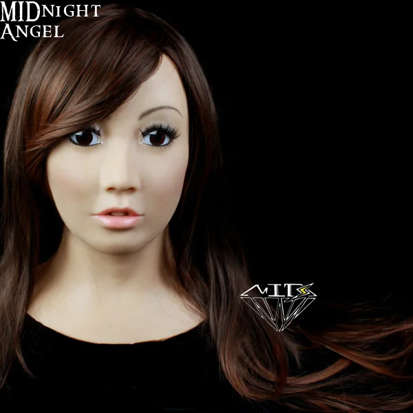 Sf 1 Midnight Angel Female Full Head Mask Sf 1 Midnight Angel Female Full Head Mask Makeup Trandgender