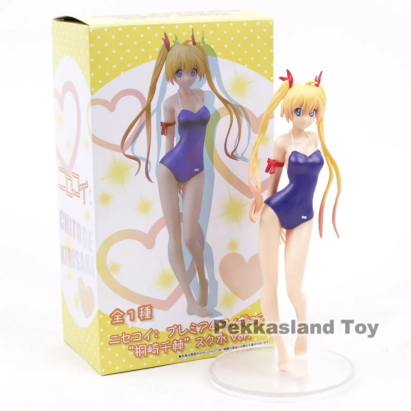 

Nisekoi Nise Koi Chitoge Kirisaki School Swimsuit Ver. PVC Figure Collectible Model Toy