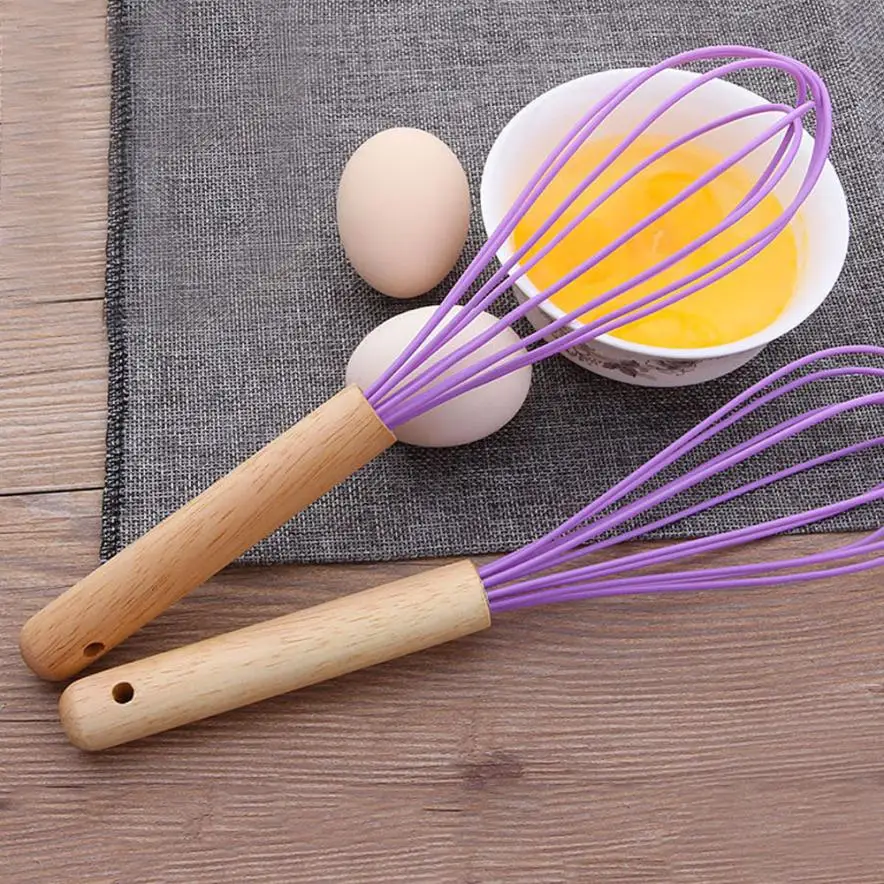

Whisk Hand Mixer Blender Egg Tools Mixer Egg Beater Wooden Hand Whisk Cream Milk Shake Stiring Cooking Home Kitchen Use
