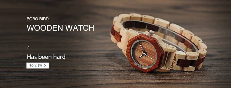 lady watches brand bobo bird wood wristwatches