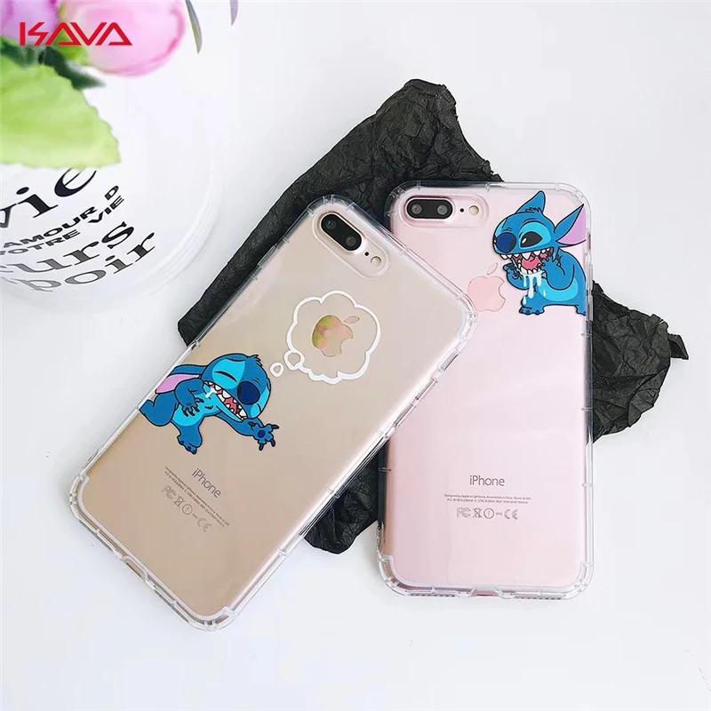 New Cartoon cover case for iphone 6 6S 7 8 plus X 10 XR XS MAX Stitch Transparent Lovely Fashion Funny soft silicon phone cases New Cartoon cover case for iphone 6 6S 7 8 plus X 10 XR XS MAX Stitch Transparent Lovely Fashion Funny soft silicon phone cases