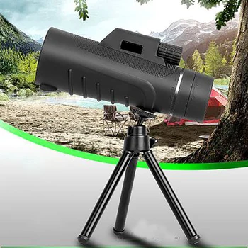 

HD 10X42 Monocular Telescope Professional Hunting Outdoor Hunting Camping Low Night Vision Portable with Tripod