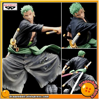 

Japan Anime "ONE PIECE" Original Banpresto Zoukei Monogatari Collection Figure - Roronoa.Zoro (Special Color Ver.)