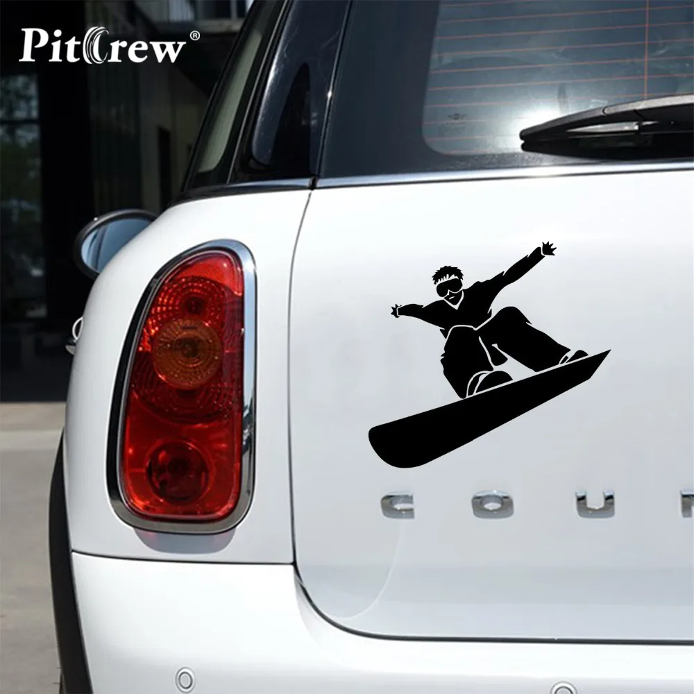 1PC High Quality 14*13cm SNOWBOARDING Snowboard Sports Car Stickers