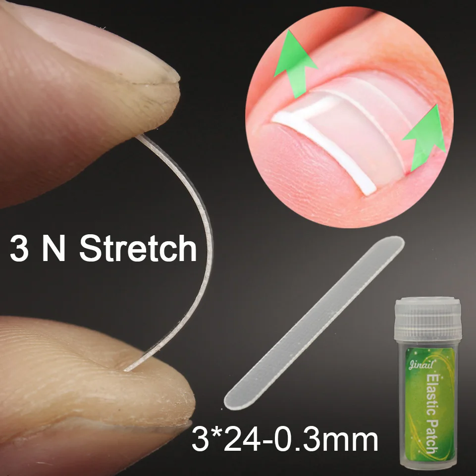 

10 pcs / bottle Ingrown Toenail Pedicure Tool Straightening Clip Curved BS Brace Toenails Thick Paronychia Correction Tool Foot