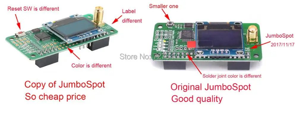 Jumbospot UHF& VHF антенна+ алюминиевый корпус MMDVM точка доступа поддержка P25 DMR YSF для Raspberry Pi