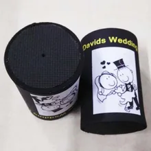 Охладители для бутылок из неопрена с логотипом клиента для свадебного подарка для бутылки 330 мл охладитель пива 200 шт./партия