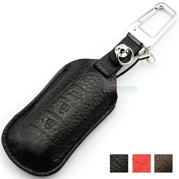 Luckeasyベンツスマートフォーツーforjeremy 2010 2011 2012キーカバーホルダークラフト第一層車のキーケース