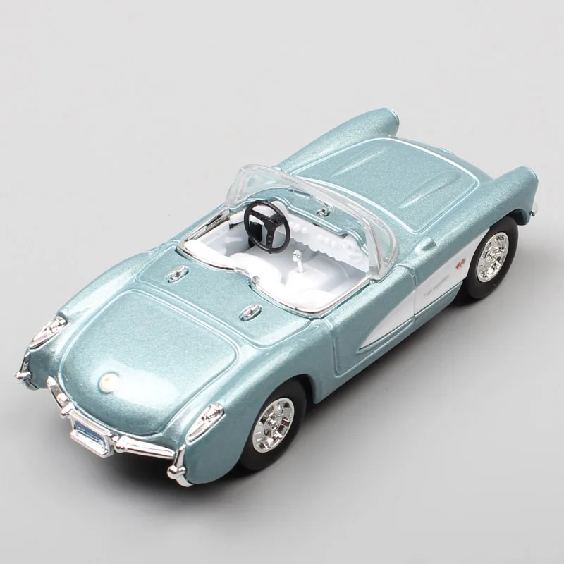 1/43 классический мини 1957 Chevrolet Corvette C1 Diecasts& Toy Vehicles масштабные Машинки Игрушки миниатюры модель для взрослых коллекция хобби