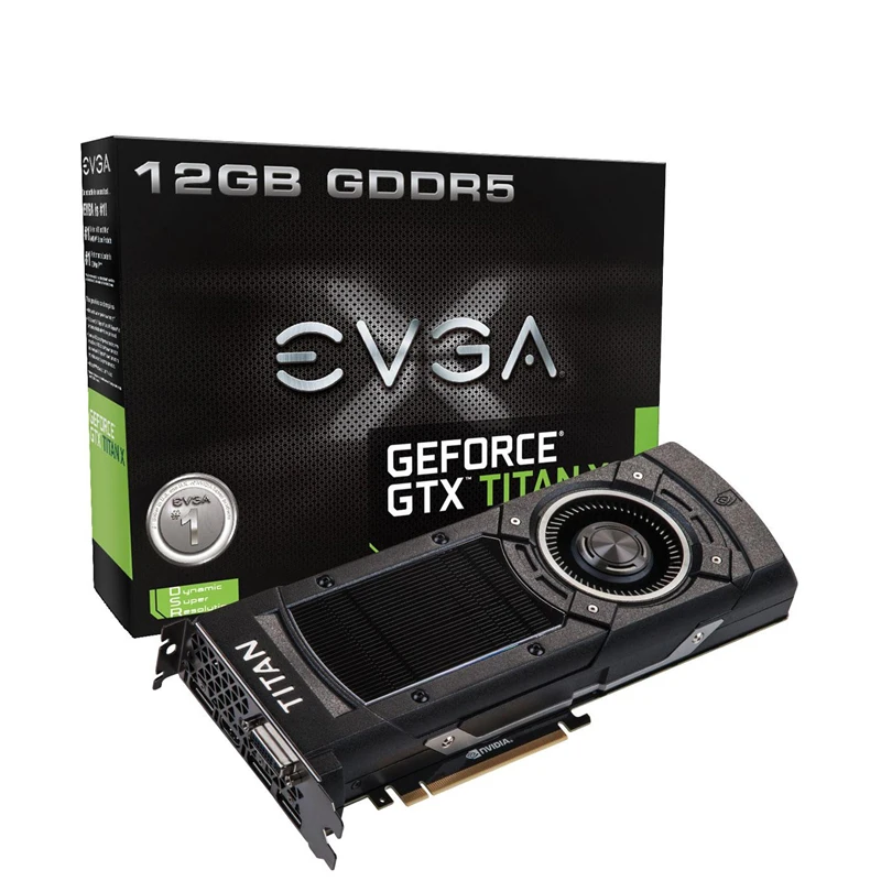  GeForcey GTX TITANG X EVGA 12G 12G-P4-2990-KR public version of a single core game graphics card 