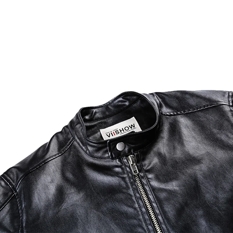 Мужские Кожаные Куртки из искусственной кожи jaqueta masculinas Inverno Couro куртка мужская