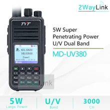 TYT MD UV380 DMR Bi bande Talkie walkie UHF VHF Tier1/25 W Numérique md380 MD 390 DM 5R DM 8HX MD 380 RT3S baofeng Numérique DMR 