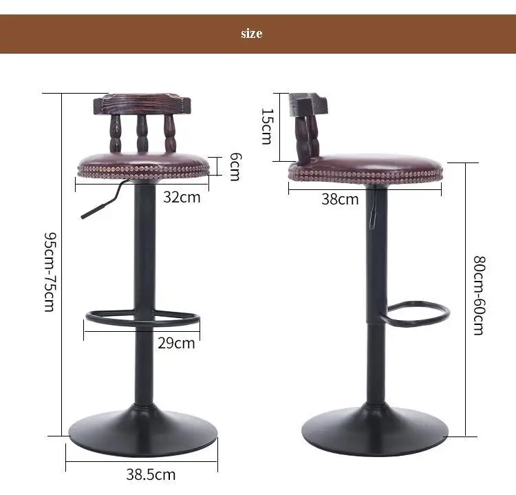 bar chair Antique color KTV stool free shipping bar chair Antique color KTV stool free shipping