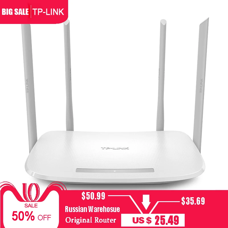 

TP-Link Wifi Router AC1200 Dual-Band 2.4G 5.0G Wireless router Wifi repeater TL-WDR5620 TP LINK 802.11ac Phone APPRouters