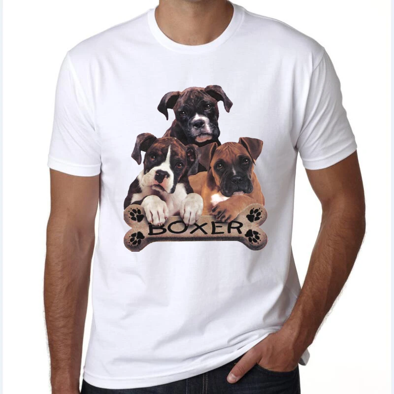 17 Drole Boxer Chien Imprime T Shirt D Ete Hommes Garcon Personnalise Animal T Shirt Haute Qualite Nouveaute Fitness Masculin Tee Tops Aliexpress