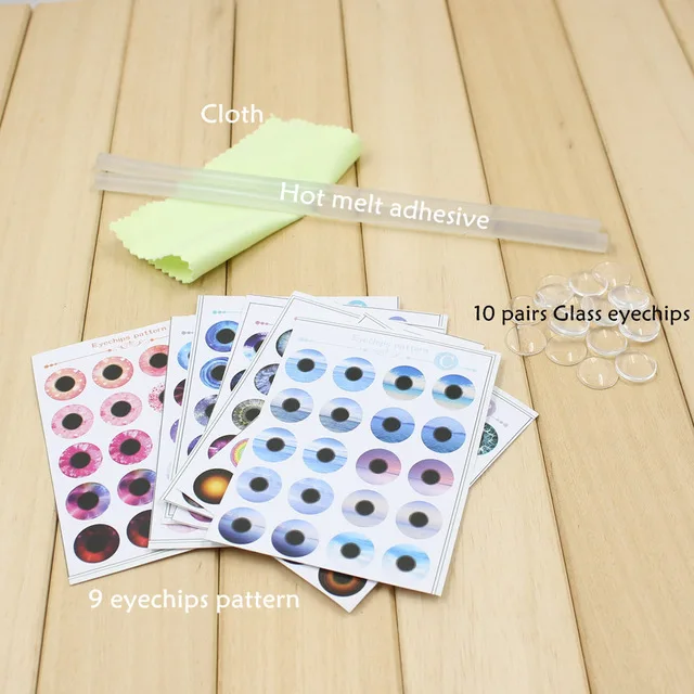 blyth doll icy toy eyes pupils patterns tools custom doll customized doll, no glue 11