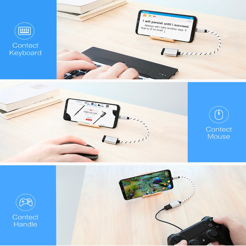 Кабель RAXFLY Type C OTG для Samsung S8 S9 Macbook Nexus 5X 6P USB 3 0 Female to Male Adapter Huawei P9 P10 Plus|nexus 5x cable usb|otg usb