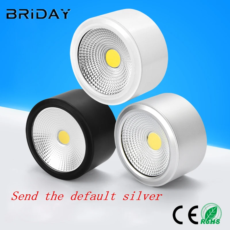 

Surface Mounted Downlight 6W 10W 14W 20W Dimmable cob downlight AC110/220V led ceiling light spot light with Driver