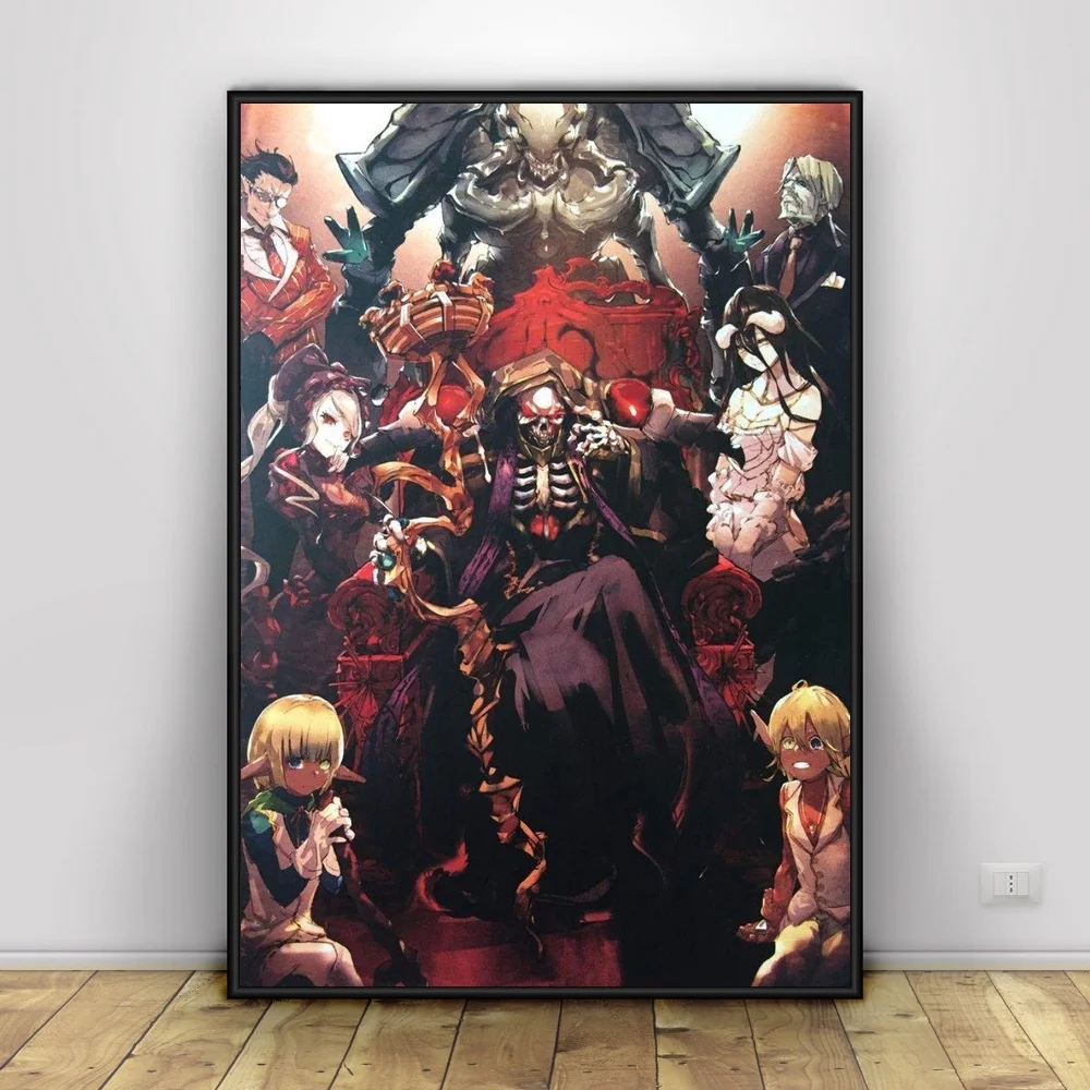 Художественный шелковый постер Overlord 2 для домашнего декора 12x18 24x36inch | Дом и сад