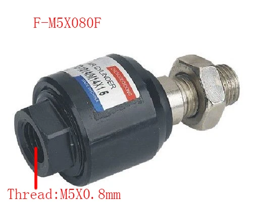 

Free shipping 2 pcs Floating Joint M5x0.8mm Female to Male Thread Pneumatic Cylinder Piston Clevis,F-M5X080F