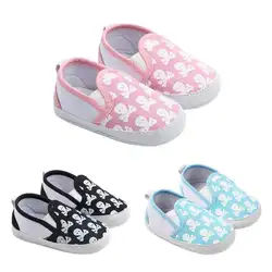 Новый Холст Классические спортивные кроссовки для новорожденных Для маленьких мальчиков девочек сначала ходунки обувь для новорожденных