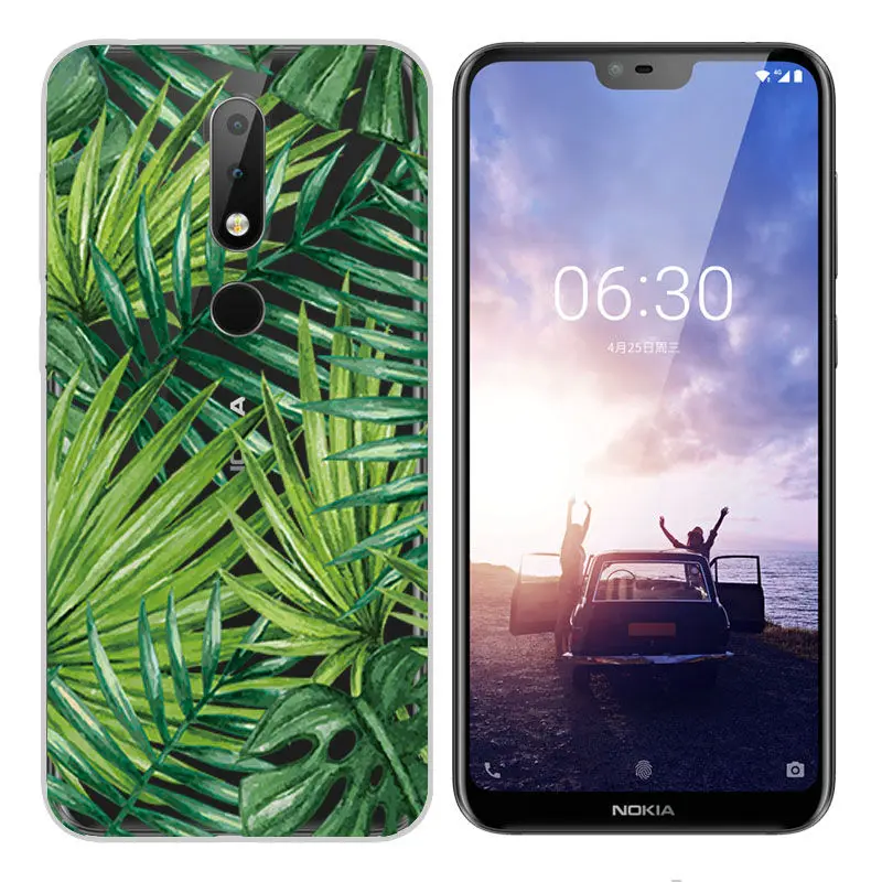 Fashion Soft Silicone TPU Case for Nokia 2 3 5 6 7 2017 Nokia X6 2018 Painted Back Case Cover for Nokia 6 2018 7 8 3.1 6.1 Case  (7)