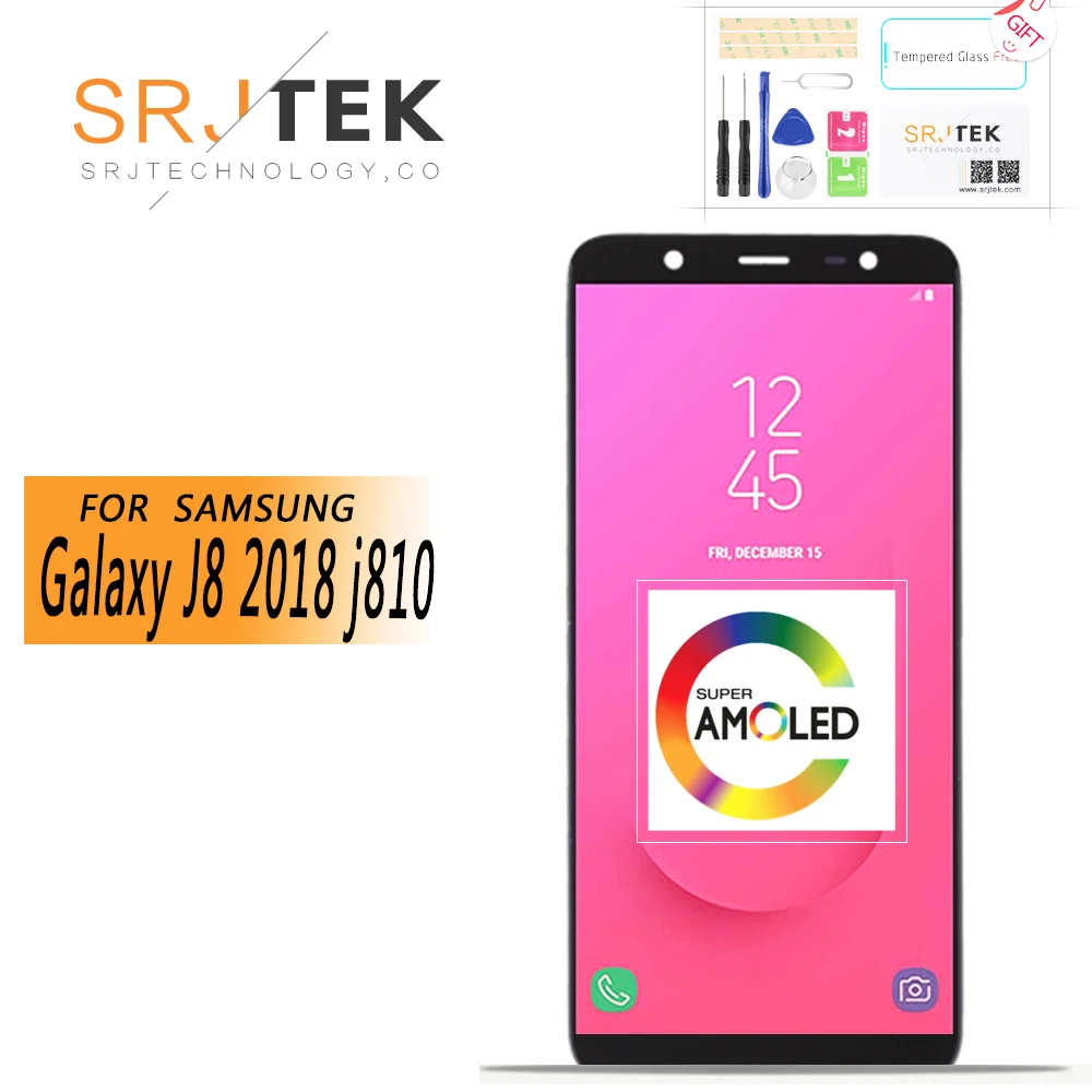Оригинал 6 0 ''Super AMOLED для Samsung Galaxy J8 2018 J810 SM-J810 J810M ЖК-дисплей кодирующий