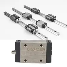1pcs HGH25CA Mini Linear Motion Guide Rail Block Slider Bearing Steel Sliding Block linear slide 1pcs HGH25CA Mini Linear Motion Guide Rail Block Slider Bearing Steel Sliding Block linear slide