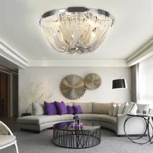 French Aluminum Chain LED Ceiling Light Fixtures Modern Hanging Lamp for Living Room Suspension Luminaire Lustre Drop Lighting French Aluminum Chain LED Ceiling Light Fixtures Modern Hanging Lamp for Living Room Suspension Luminaire Lustre Drop Lighting