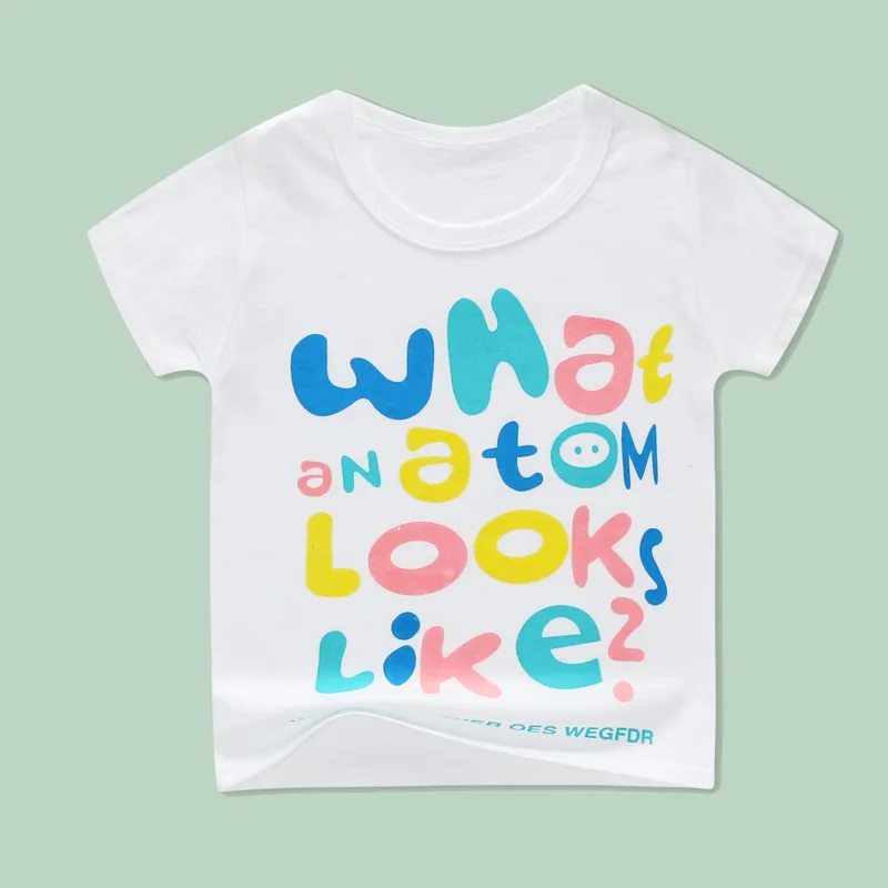

Summer Baby Boy Girl T Shirt for Boys Girls Kids Top Tees Shirt Cartoon Short Sleeves 100% Cotton Children Clothes 1-7Y