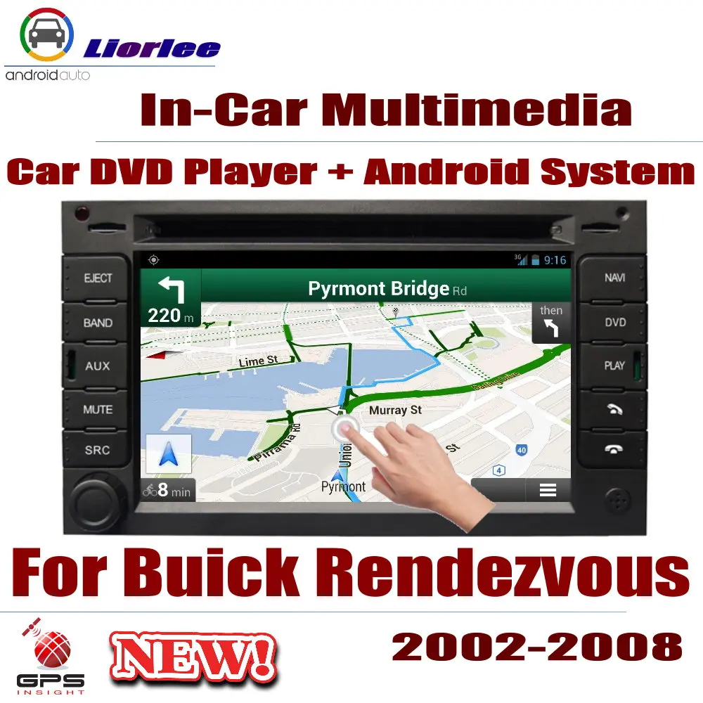 Автомобильный Радио dvd-плеер gps навигация для Buick рандеву 2002~ 2008 Android HD Displayer система аудио видео стерео