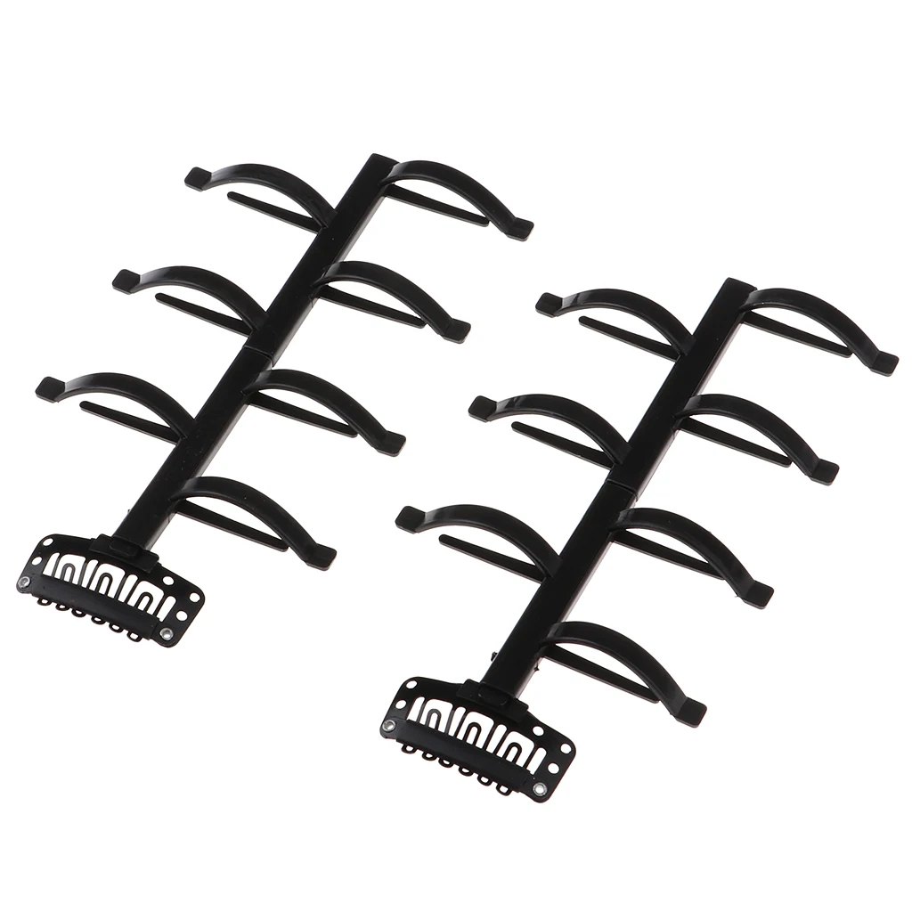 

2pcs Hair Styling Kit French Braiding Tools Clips for Women Girls, Black